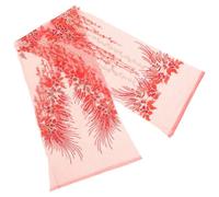 AUTSUPPL Écusson Thermocollant Brodé en Dentelle Résille Rouge, Patch pour Robes de Mariée, Applique à Coudre Polyvalente, Décoration Textile Artisanale pour Vêtements et Accessoires