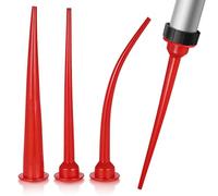 AUTSUPPL Ensemble De 3 Embouts De Calfeutrage Buse D'Extension Pour Cartouche Silicone Buse Fine Longue Et Épaisse Pour Finir Les Joints Application Précise Et Travaux De Bricolage