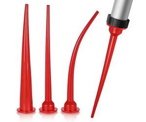 AUTSUPPL Ensemble De 3 Embouts De Calfeutrage Buse D'Extension Pour Cartouche Silicone Buse Fine Longue Et Épaisse Pour Finir Les Joints Application Précise Et Travaux De Bricolage