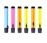 AUTSUPPL Ensemble de 6 Porte-craies en Plastique Coloré, Réglables et Faciles à Utiliser, pour L'enseignement Rangement Pratique des Craies Couleur Aléatoire