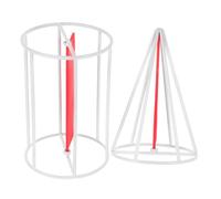 AUTSUPPL Ensemble Géométrie Complet avec Cylindre et Cône en Fer et Plastique, Ratio Volume Égal, Disques Rotatifs Lisses, Outil Interactif pour L'éducation Mathématique à L'école