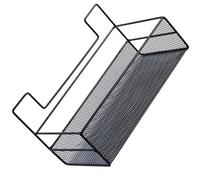 AUTSUPPL Étagère Murale Noire Grosse Taille sans Perçage en Fil de Fer, Panier Suspendu Multifonction pour Salle de Bain, la Cuisine et Rangement, Organisateur de Serviettes Robuste