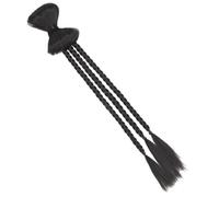 AUTSUPPL Extension Queue de Cheval Tressée Synthétique Longue Naturelle Noire Perruque Tresse pour Femmes Facile à Porter et Coiffure Instantanée