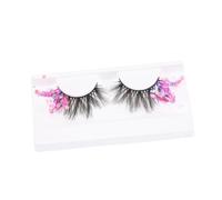 AUTSUPPL Faux cils fluorescents à paillettes extensions dramatiques maquillage naturel adaptés fête et cosplay