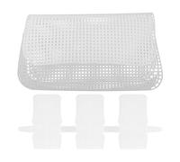AUTSUPPL Filets en Plastique 4 Pcs 18 Cm, Mailles Tissées 2 Mm pour Fabrication de Paquet, Feuilles de Maille Plastique à Broder, Matériel DIY Couture Créative et Canevas pour Artisanat