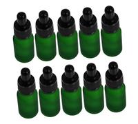 AUTSUPPL Flacon Compte-Gouttes en Verre 10Pcs Bouteille Aromatique Rechargeable Pratique et Solide pour Huiles Essentielles Voyage et Usage Personnel Contenant