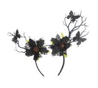 AUTSUPPL Flower Crown Hairband Antler Headband Elastic Party Headdress For Halloween Cosplay And Christmas Adults