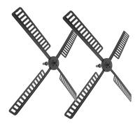 AUTSUPPL Fournitures pour Éoliennes 2 Sets de Pales D'éolienne en Plastique Résistantes pour Moulin à Vent Extérieur Ambiance Estivale et Rotation Solide