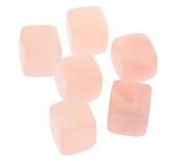 AUTSUPPL Glaçons en Pierre Quartz pour Whisky Lot de 6 Coffret Présent Femme Taille 2 Cm Accessoires Bar Usage Maison Refroidissement Boissons sans Dilution