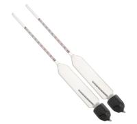 AUTSUPPL Hydromètre à Lait de Vache et de Chèvre en Verre 2 Pièces pour Dispositif de Test du Lait en Laiterie
