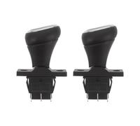 AUTSUPPL Interrupteur à Joystick Ergonomique Garçon et Filles, Contrôle Précis/arrière Noir Forme Bateau, Plastique et Métal, Lot de 2 Pièces pour Voiture Électrique pour Kart
