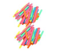 AUTSUPPL Kit de Géométrie 100 Bâtonnets en Plastique Solide, Jouets Éducatifs pour Garçon et Filles, pour Apprendre Formes et Angles en Classe L'école