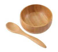 AUTSUPPL Kit Diy Bol Et Mélangeur Pour Masque Visage Bamboo Naturel Mini Taille Pour Mélange Précis Et Anti-goutte, Outil Beauté Multifonction Pour Soin Peau Et Massage Visage