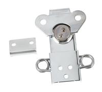 AUTSUPPL Loquet à Ressort en Métal Zinc Verrouillage Twist à Chargement Automatique Fermeture Robuste pour Boîtes Mallettes et Valises Serrure Compacte et Sécurisée