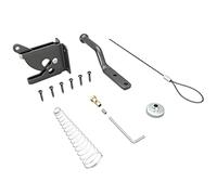 AUTSUPPL Loquet de Portail à Ressort Robuste avec Câble Serrure à Fermeture Portable pour Clôtures Métalliques et Portes Kit de Quincaillerie pour Portes de Grange et Barrières