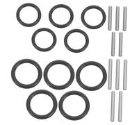 AUTSUPPL Lot de 10 Sets de Bagues de Retenue O-ring pour Clé à Chocs Électriques, Joint Torique en Caoutchouc Solide, Fixation Sécurisée, Compatible Outils Électriques et Bricolage, Usage
