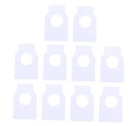 AUTSUPPL Lot de 100 Étiquettes Suspendues Vierges Double Face en PVC Réutilisables pour Bouteilles De Vin, Marqueurs Personnalisables, Accessoires Cave à Vin Et Décoration Maison