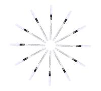 AUTSUPPL Lot de 24 Crayons Eyeliner Bois Blanc, Stylo Maquillage Yeux, Taille Compacte, pour Femmes et Filles, Maquillage Quotidien, Accessoire Cosmétique Pratique