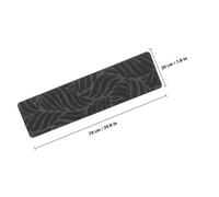 AUTSUPPL Lot de 5 Tapis Antidérapants Autocollants pour Escalier, Tpr Auto-adhésif, Surface Veloutée Embossée, Gris, Protection Sécurisée des Marches, Usage Intérieur, Facile à Nettoyer