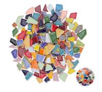 AUTSUPPL Lot de Carreaux Mosaïque Céramique Colorés Tesselles Irrégulières pour DIY Créatif Décoration Jardin et Salle de Bain