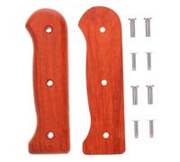 AUTSUPPL Manche Couteau Cuisine Bois Massif Poignée de Rechange Antidérapante pour Couteaux Accessoire Pratique et Confortable pour Remplacement de Poignée