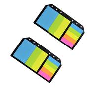 AUTSUPPL Marque-page Autocollant Multi-fonctionnel Onglets Index Adhésifs Pratiques Accessoires Papeterie Portable pour Bureau et