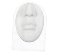 AUTSUPPL Modèle Visage pour Piercing avec Support Simulation Réaliste Nez et Bouche Pratique Entraînement Léger et Portable pour Formation Piercing