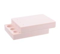 AUTSUPPL Modeling Clay Bead Roller With Easy Storage And Fixed Hole Position Beige Plastique Mold For Polymer Clay Jewelry And Teaching Use