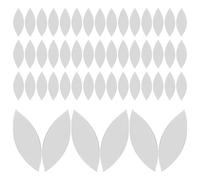 AUTSUPPL Morceaux de Miroirs Adhésifs de Pétales 150 Pièces 2,9 X 1,1 Cm Carreaux de Mosaïque Acryliques pour Loisirs Créatifs Décoration Murale Artisanale