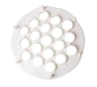 AUTSUPPL Moule à Raviolis en Pp Blanc 2 Pièces pour Fabriquer 19 Raviolis Simultanément, Facile à Ranger Rayer Surfaces, Accessoire la Cuisine Pratique