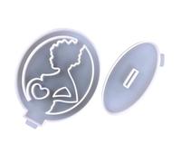 AUTSUPPL Moule en Silicone de Cœur pour Décoration Femme Enceinte, Facile à Démouler, Compatible Résines, pour Cadres Photo et Fête des Mères