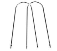 AUTSUPPL Outil de démontage intérieur Auto 2 pièces en métal Forme U, clé pour Lecteur CD/DVD Voiture, adapté pour Entretien et réparation Automobile
