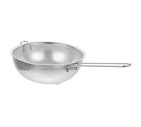 AUTSUPPL Passoire Inox à Poignée Unique Panier Filtrant Microperforé pour Fruits Légumes et Friture Égouttoir Alimentaire Résistant et Pratique pour Cuisine