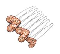 AUTSUPPL Peigne à Cheveux Décoratif Forme De Cœur Avec Strass Pour Mariages Et Coiffures Élégantes Accessoire Polyvalent Pour Femmes Et Demoiselles Honneur Pour Gérer Les Mèches Et