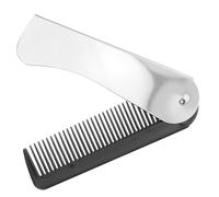 AUTSUPPL Peigne Pliable Inox Portable Mini pour Cheveux Lisses et Bouclés Démêlant sans Accroc Compact pour Voyage et Usage Personnel