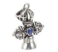 AUTSUPPL Pendentif Croix Vajra Bouddhiste Pour Hommes Bleu Foncé Alliage Solide Kit Porte-clés Breloques Artisanales Décoration Maison Spirituelle Présent Diy
