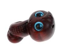 AUTSUPPL Pendentif Serpent Bois de Santal Sculpté Main avec Yeux Cristal Porte-clés et Charme Téléphone Multifonction pour Prospérité