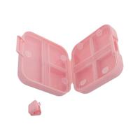 AUTSUPPL Petit Pilulier 7 Compartiments À Médicaments Portable Pilulier Hebdomadaire Organiseur De Pilule Récipient