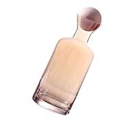 AUTSUPPL Pichet Verre Capacité Verre Résistant Chaleur Distributeur Eau Froide Maison et Bureau Bouteille à Jus Compacte avec Fond Plat Antichute pour Boissons Fraîches et Réceptions