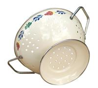 AUTSUPPL Plateau à Fruits En Métal Robuste Égouttoir Et Poignées 22x17x9.5cm Pour Comptoir La Cuisine Et Présent De Pendaison De Crémaillère