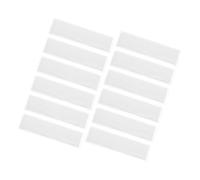 AUTSUPPL Pochettes Transparentes Auto-adhésives pour Cartes Index avec Cartes Blanches Porte-étiquettes Nom pour Bureau Bibliothèque Classeur et Rayonnage