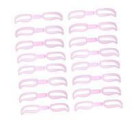 AUTSUPPL Pochoir Sourcils Réutilisable Rose 5 Sets 20 Pièces en Pp pour Maquillage Femmes, Création Effet Naturel et Tracé Précis, pour Débutantes et Style Personnel