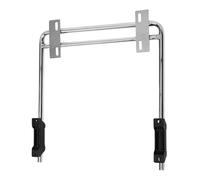 AUTSUPPL Repose-pieds Réglable en Fer 41,5 Cm pour Chaise de Bureau et Fauteuil Gaming, Coussin Ergonomique Remplaçable, Accessoire Pratique pour Confort Jambes et Pieds au Travail