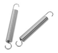 AUTSUPPL Ressorts de Tension en Acier Argenté Bruit et Durabilité Exceptionnelle Lot de 2 pour Fauteuil Inclinable pour Réparation de Mobilier de Maison ou Bureau