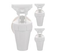 AUTSUPPL Robinets en Abs Blanc Accessoires pour Distributeur D'eau Froide Lot de 3 Joint Étanche et Contrôle Précis Débit pour Distributeur de Boisson