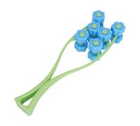 AUTSUPPL Rouleau De Massage Du Visage Et Masseur Facial Manuel Compact Léger Plastique Vert Et Bleu Massage Du Menton Usage Domestique Et Extérieur