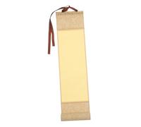 AUTSUPPL Rouleau Mural Rétro Miniature 25x10 Cm Tissu Vierge pour Calligraphie et Peinture, Support D’Art Japonerie, Décoration Murale Salon, Accessoire Artistique Polyvalent