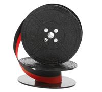 AUTSUPPL Ruban Encreur Machine à Écrire Double Bobine Noir et Rouge Nylon Haute Qualité Impression Claire et Compatible pour Machines à Écrire Vintage