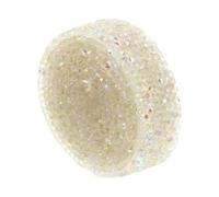 AUTSUPPL Ruban Strass Autocollant Transparent Blanc Bande Auto-adhésive Résine pour DIY Décoration Mariage Vêtements Accessoires et Artisans Ruban Gemme Brillant à Effet Étincelant