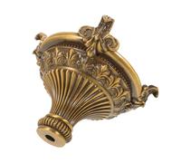 AUTSUPPL Rustic Zinc Alloy Display Stand Base for Fruit Trays Scratch-Resistant Anti-Slip Metal Pedestal for Snack Bowls and Vase Table Centerpiece